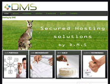 Tablet Screenshot of dms-mauritius.com